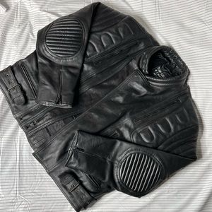 Top Gear Leather Men’s Motorcycle Jacket size XXL